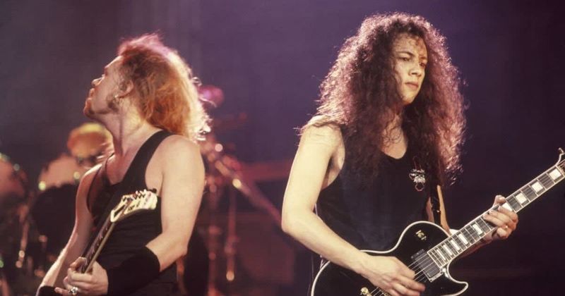 Kirk Hammett's 1989 Les Paul Custom -- recreated and aged version -- now available to buy