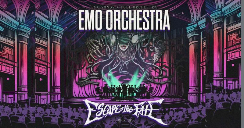 All the dates and venues for Emo Orchestra's Spring 2024 Tour featuring Escape the Fate