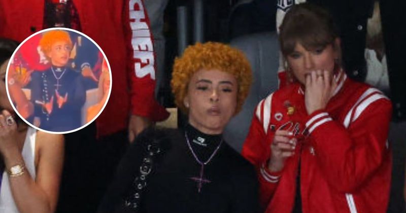 Taylor Swift's 'demonic gang' overshadows Super Bowl LVIII: Ice Spice's 'Satanic' upside down cross sparks outrage