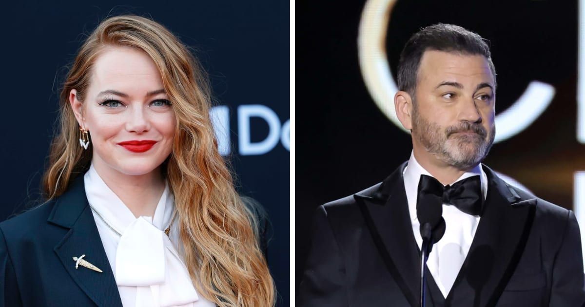 Emma Stone allegedly called Jimmy Kimmel a prick at Oscars 2024 (Getty Images) 