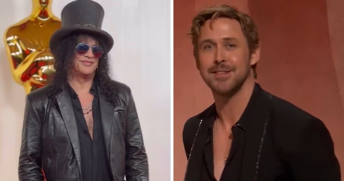 Oscars 2024: Legendary musician Slash's cameo dubbed 'iconic' as he joins Ryan Gosling during his 'I'm Just Ken' performance