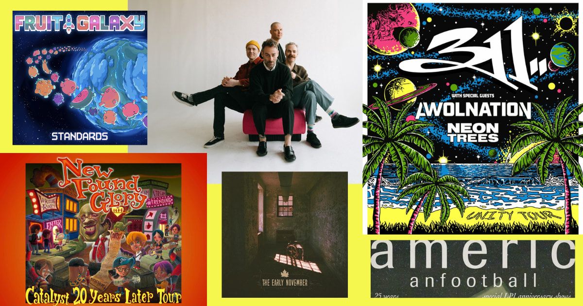 New music releases and tour dates: From 311 summer tour to New Found Glory's anniversary shows