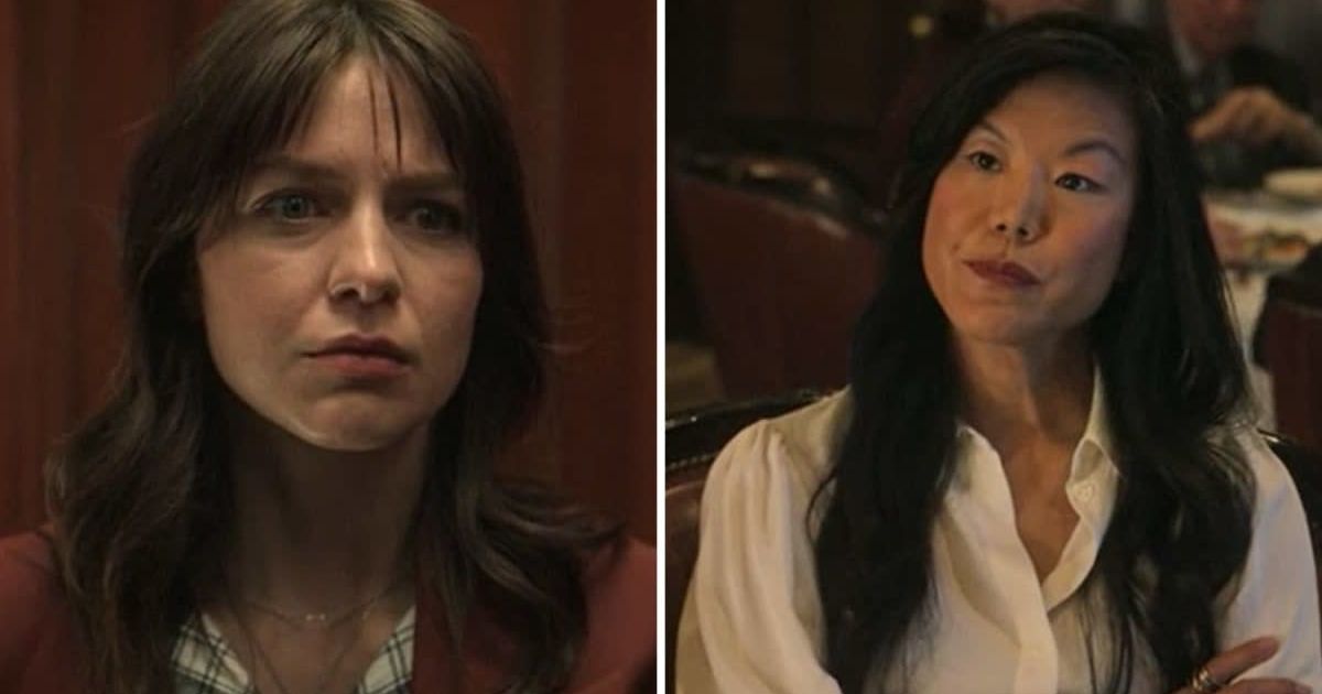 Melissa Benoist as Sadie McCarthy and Hettienne Park as Felicity Walker in 'The Girls on the Bus' (@Max)