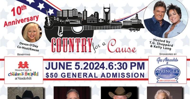 10th Annual Country For A Cause to return with star-studded lineup