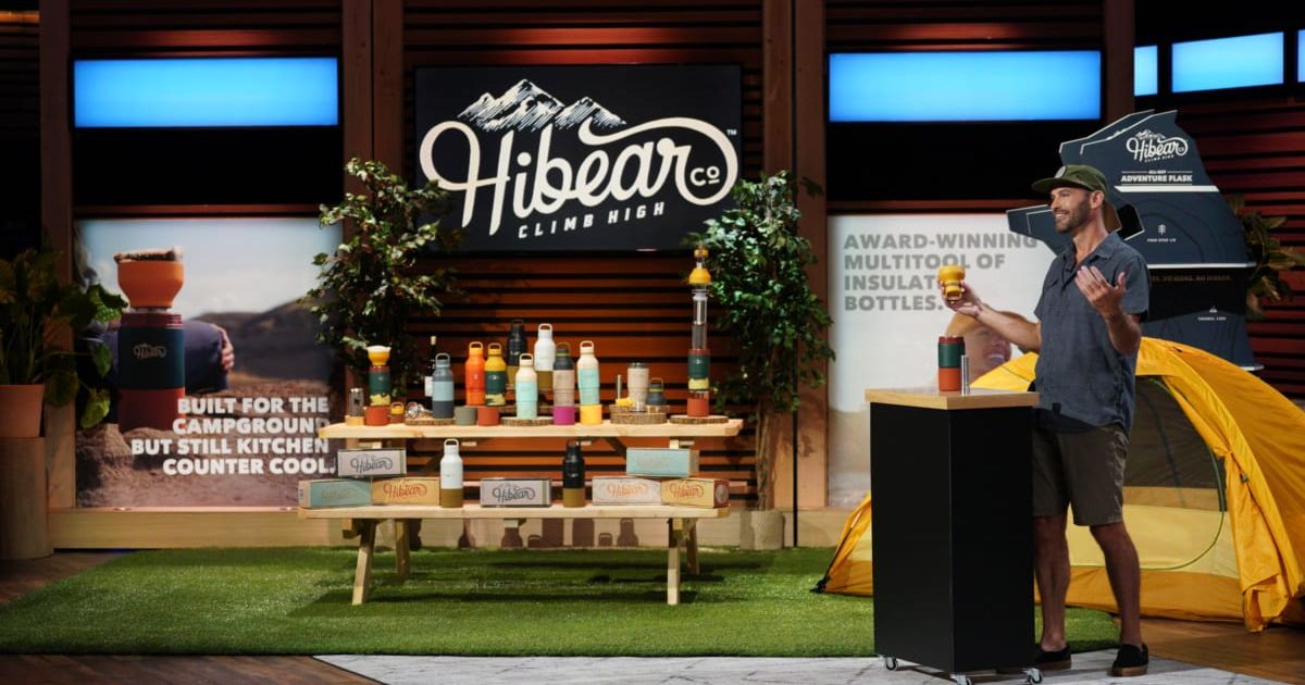 Mark Tsigounis, the founder of Hibear Co on 'Shark Tank' Season 15 Episode 19 (Christopher Willard/ ABC)