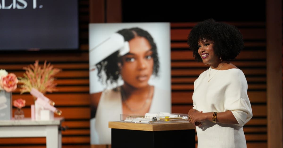 Dawn Myers pitches Richualist on 'Shark Tank' Season 15 Episode 19 (Christopher Willard/ ABC)