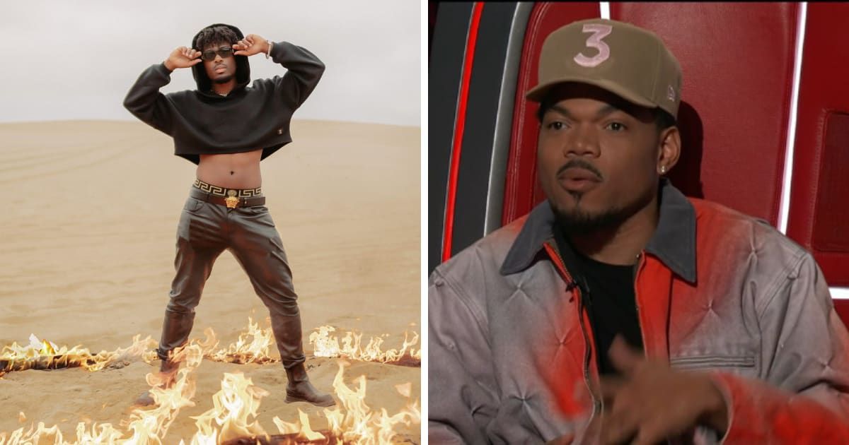 Chance the Rapper regrets after eliminating RLETTO from 'The Voice' Season 25 (Facebook/itsrletto/NBC)