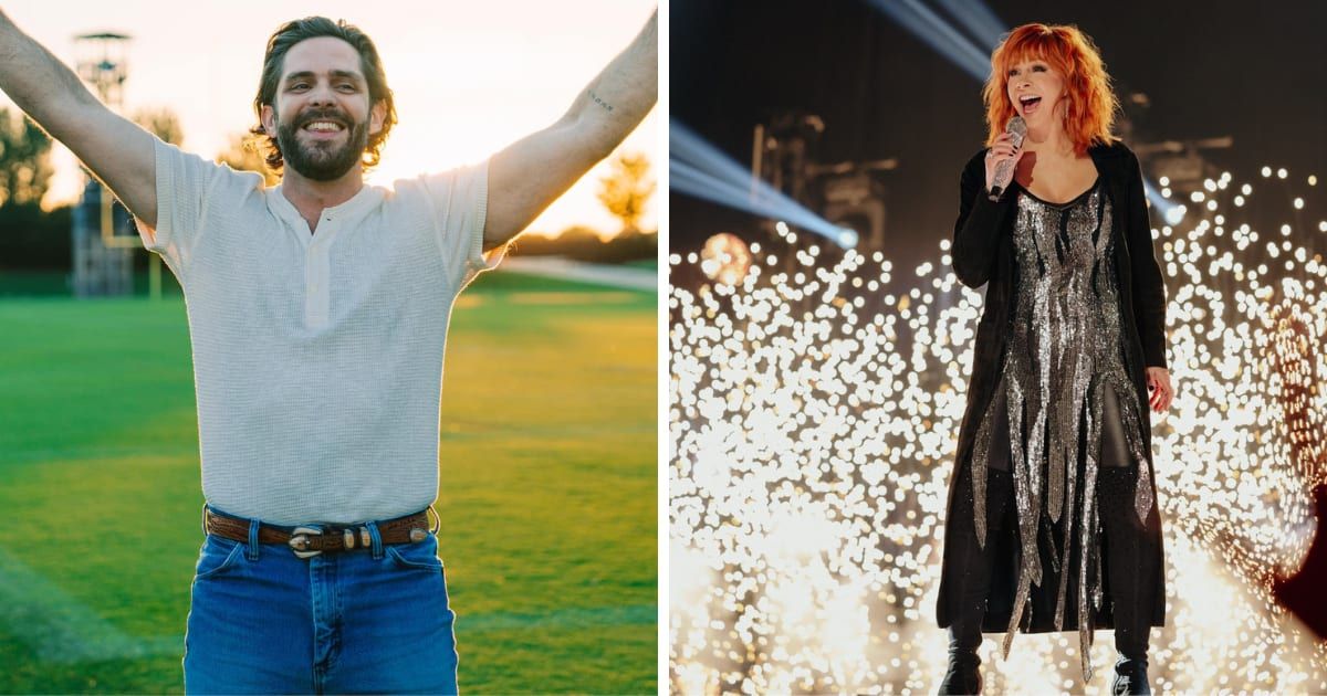 Thomas Rhett honored Reba McEntire in 'The Voice' Season 25 finale (Facebook/@thomasrhettmusic, @reba)