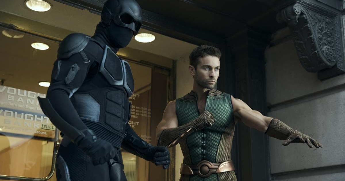 The Deep and Black Noir face off against Starlight and Butcher with a surprise ally entering the battle in 'The Boys' (@primevideo)