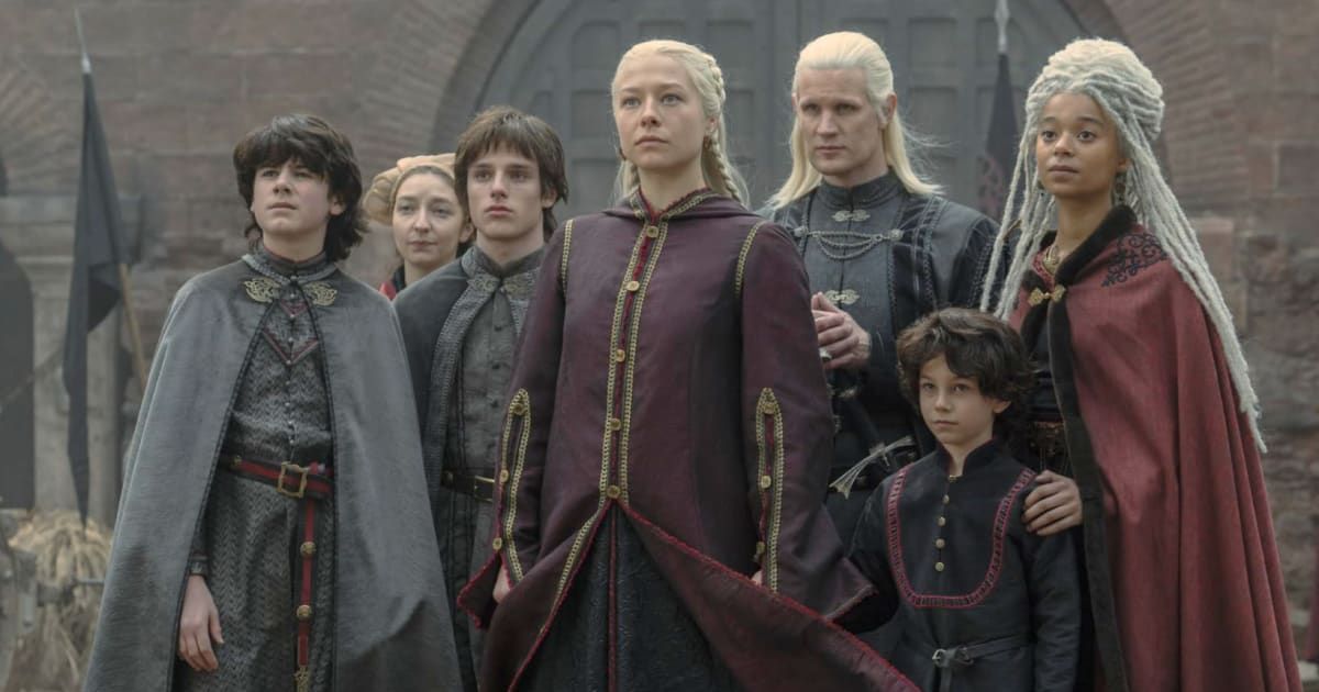 The Targaryen family is the family that rules the seven kingdoms in 'House of the Dragon' (@hbo)