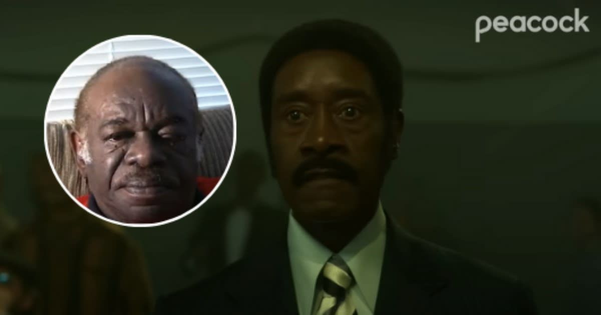 Don Cheadle plays JD Hudson in 'Fight Night: The Million Dollar Heist, a miniseries based on a true crime (YouTube/@peacock/@atlantahistorycenter)