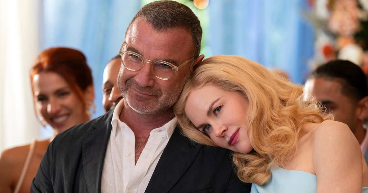 Nicole Kidman and Liev Schreiber play a couple in 'The Perfect Couple' (Netflix/@hilarybronwyngayle)