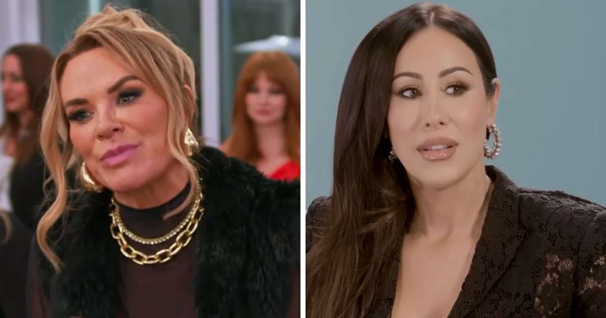 'RHOSLC' pot-stirrer Heather Gay just couldn't help ruining Angie Katsanevas's epic mafia party