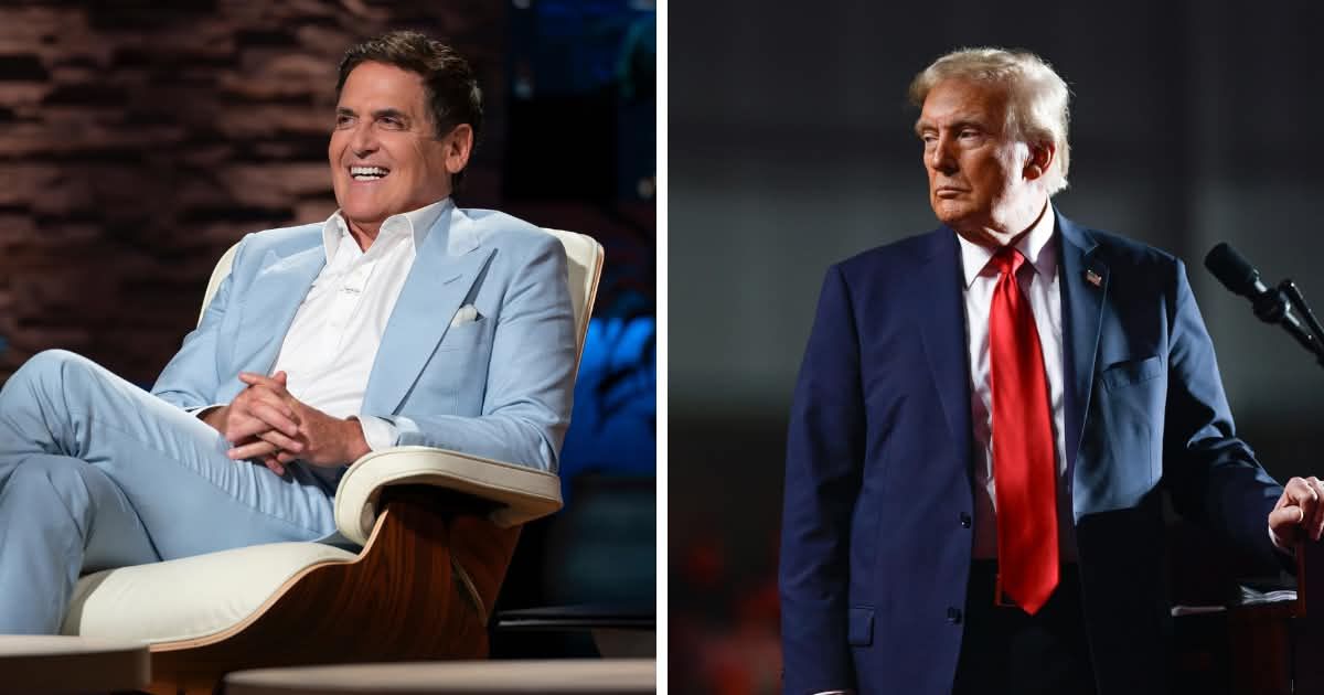 Calls to boycott 'Shark Tank' grow after Mark Cuban's snide comment on the 'women around Donald Trump'