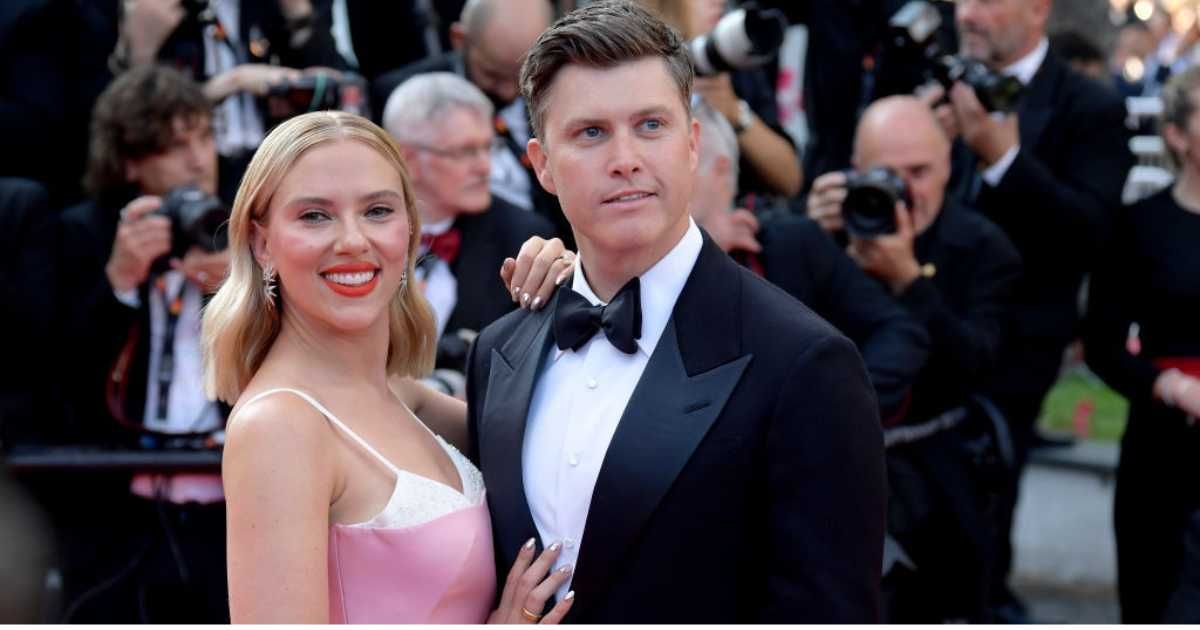 Colin Jost made a dirty joke about his wife Scarlett Johansson on 'SNL': "Oh my gosh, she’s so..."