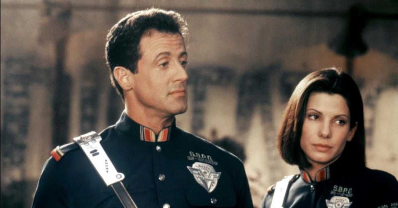 Sylvester Stallone and Sandra Bullock’s one awkward love scene still makes us cringe 31 years later