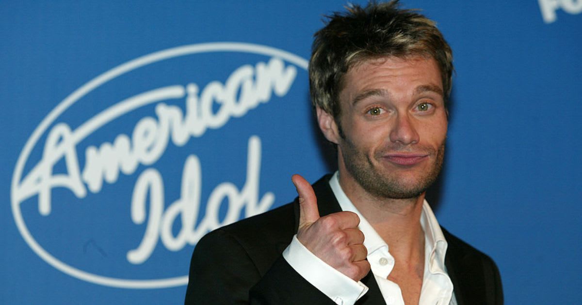 Ryan Seacrest during American Idol 2 Finals in 2003 - Press Room at Universal Amphitheatre in Universal City, CA. (Cover Image Source: Getty Images| Photo by Chris Polk) 