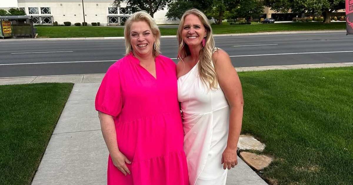 Screenshot of 'Sister Wives' stars Janelle Brown and Christine Brown. (Cover Image Source: Instagram | @janellebrown117)