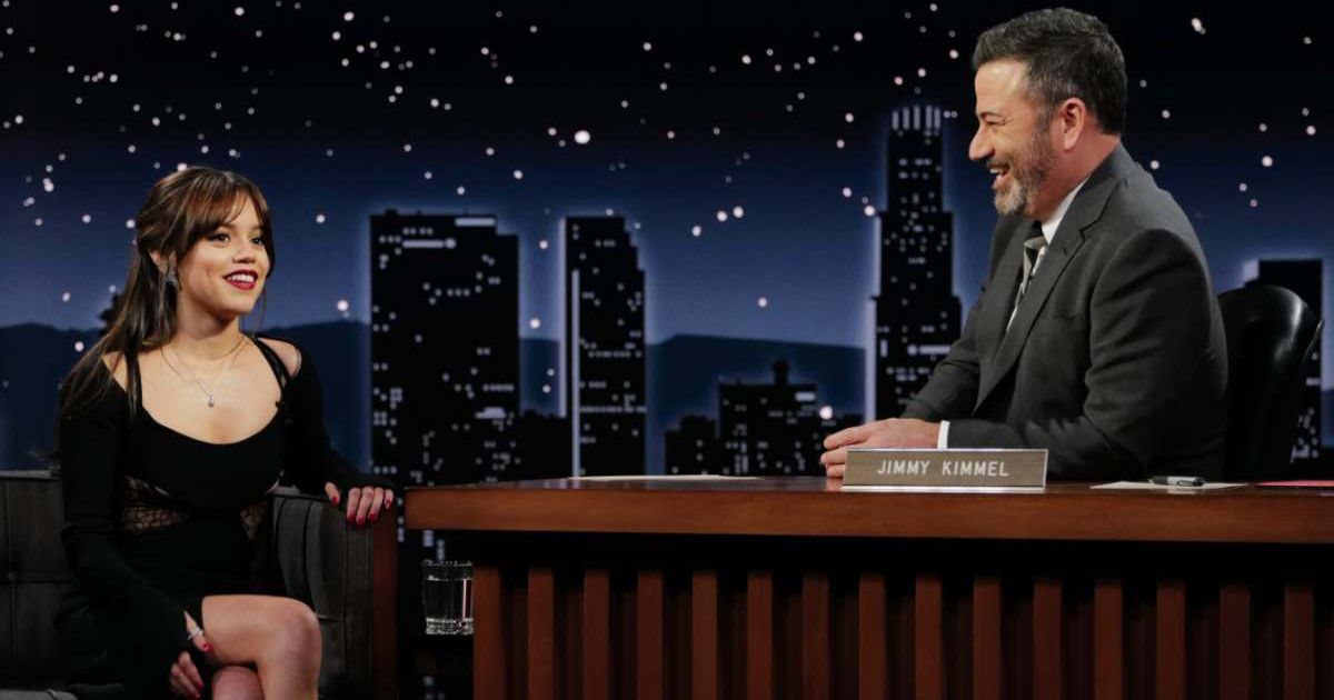 Jimmy Kimmel makes Jenna Ortega uncomfortable with an awkward question that hasn’t aged well