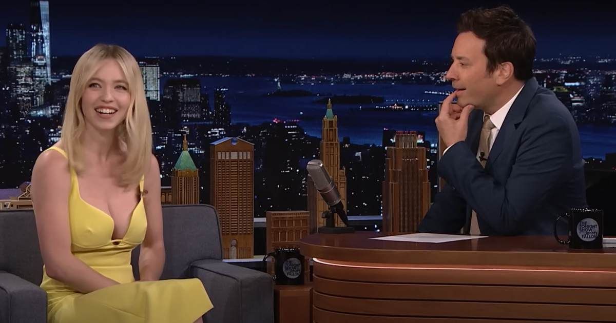 Jimmy Fallon gets praised for pulling off an 'impossible task' during Sydney  Sweeney interview