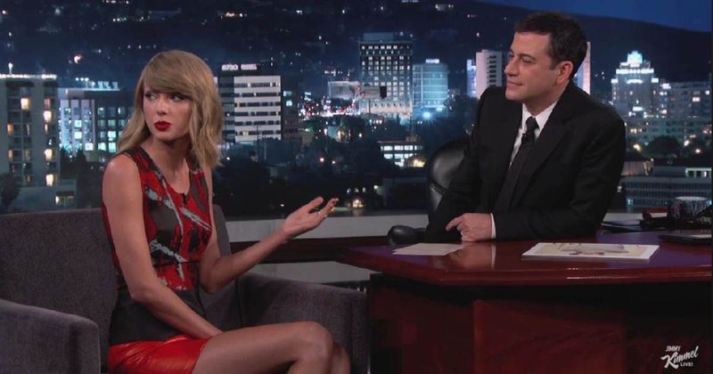 Jimmy Kimmel had to edit his interview with Taylor Swift after she made a 'certain hand gesture'