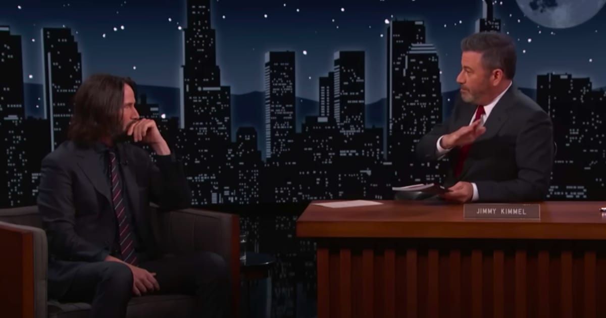 Keanu Reeves stunned as Jimmy Kimmel digs up an old video he never expected to see again: "Wow, that was..."