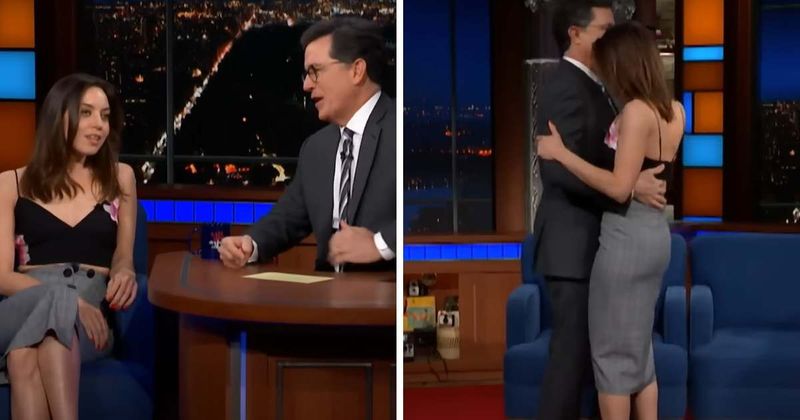 Stephen Colbert keeps up with Aubrey Plaza—proving he’s nothing like 'awkward' Jimmy Fallon