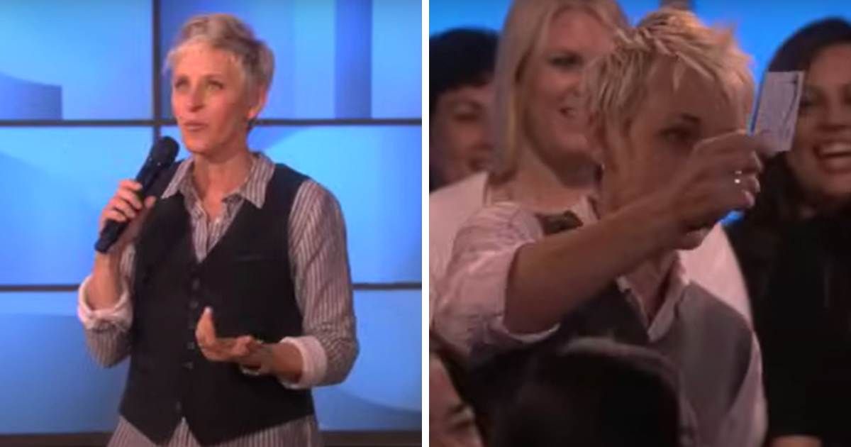 Ellen DeGeneres spots someone very familiar in the audience — then calls her over to the stage