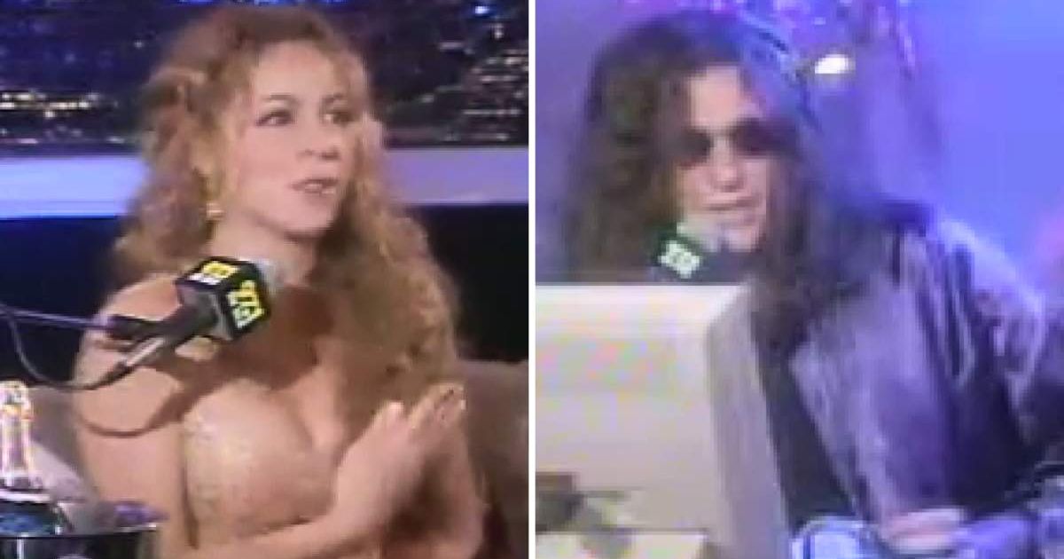 (L-R) Mariah Carey and Howard Stern in a still from a 'The Howard Stern Show' (Cover Image Source: YouTube | MC Box)