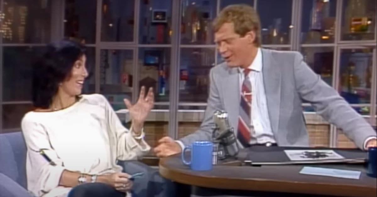 Cher finally agreed to do Letterman’s show—but only after calling him out on live TV: "Kinda threw me off.."