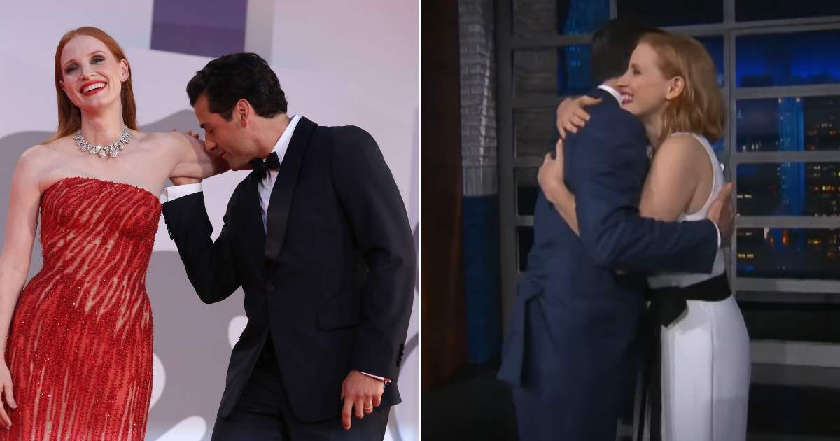 Stephen Colbert tells Jessica Chastain she could sell deodorant in bizarre interview: "Her armpits..."