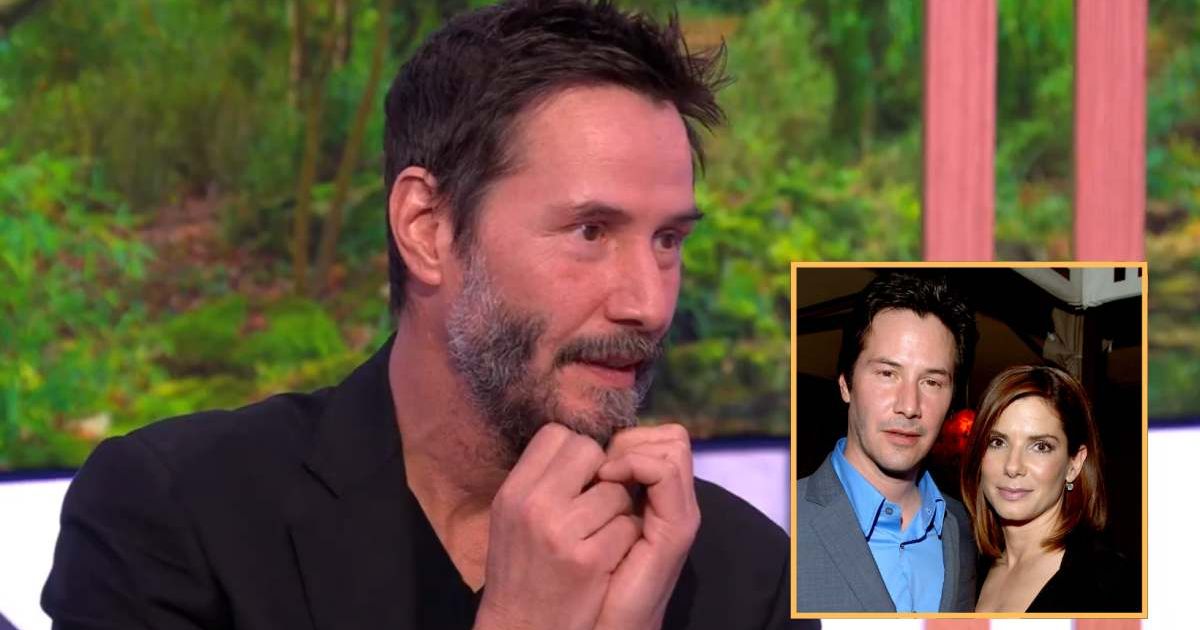 Keanu Reeves looked uncomfortable after interviewer asked an awkward Sandra Bullock question: "We were..."
