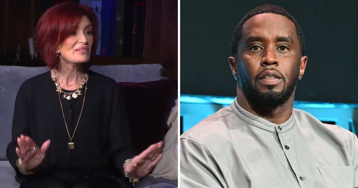Resurfaced clip shows Sharon Osbourne making a joke about Diddy dating her daughter: "I bet he's..."