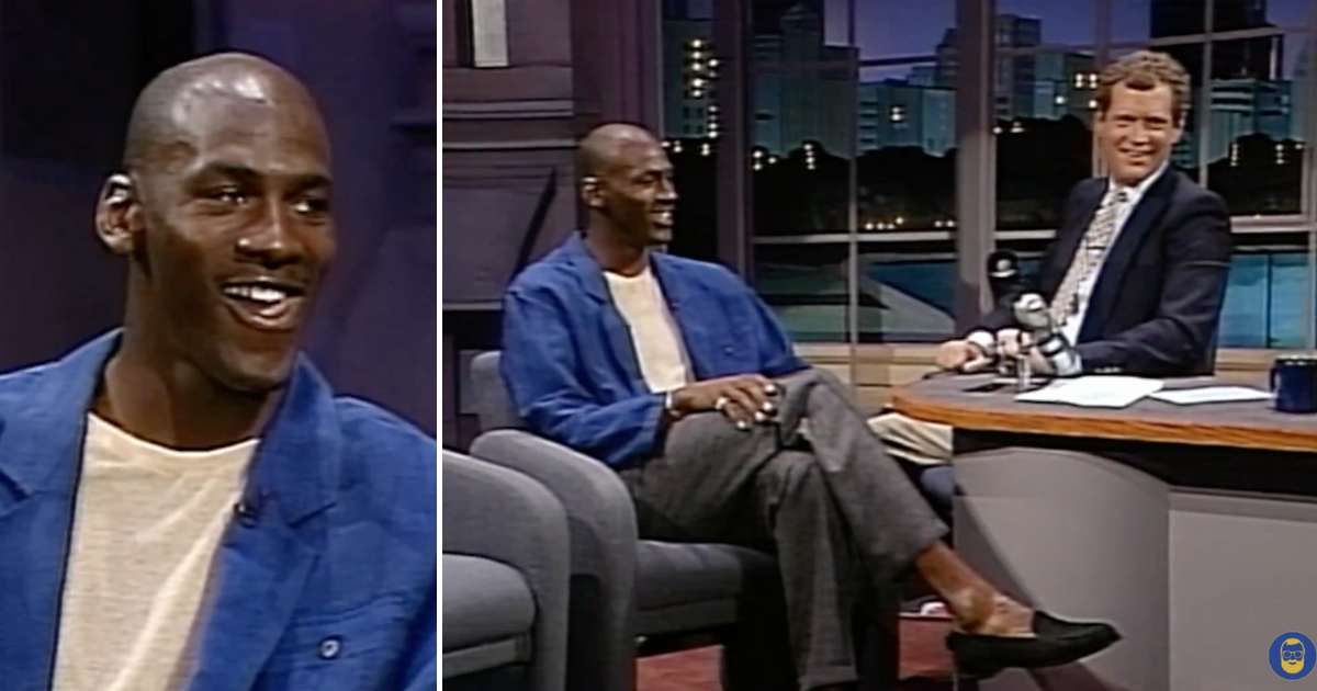 Michael Jordan's joke about his mom having an affair made even Letterman uneasy: "The milkman is..."