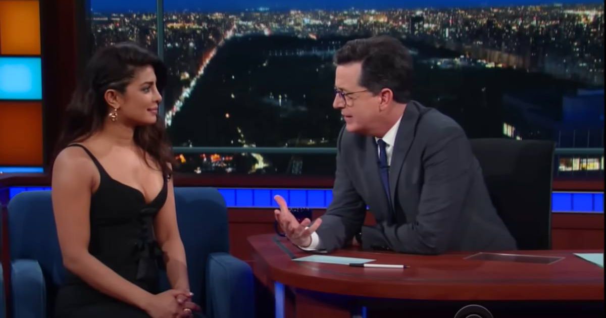 Fans think Stephen Colbert may have broken his 'iconic' rule with Priyanka Chopra: "He looked..."