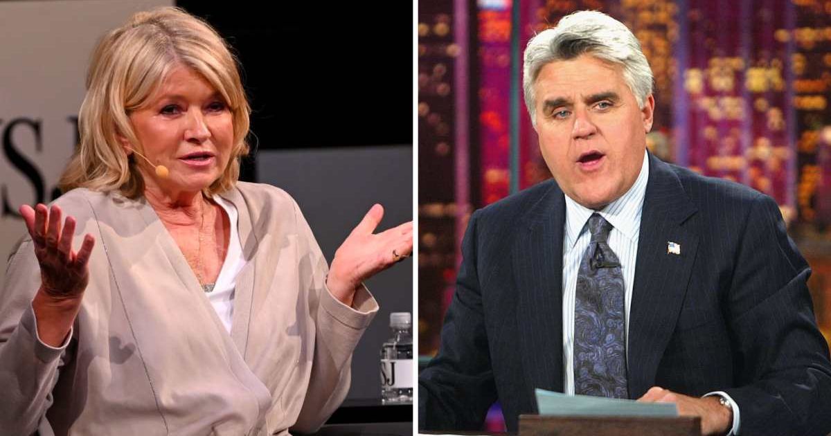 Martha Stewart confuses Jay Leno with his rival host in awkward TV moment: "Did I say..."