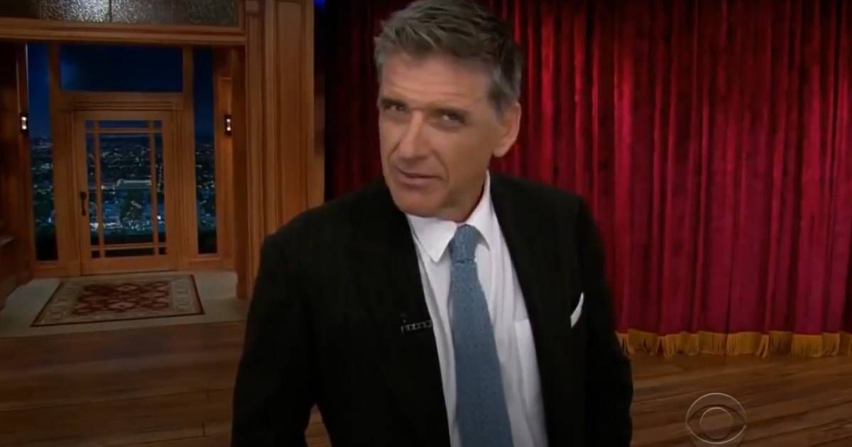 Craig Ferguson was stunned when a Victoria's Secret model tried to bite him during interview