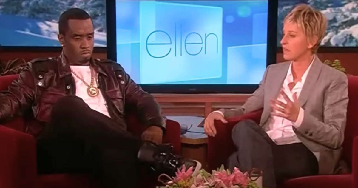 Diddy had strong feelings when Ellen asked about Chris Brown and Rihanna: "Why would you do that?"