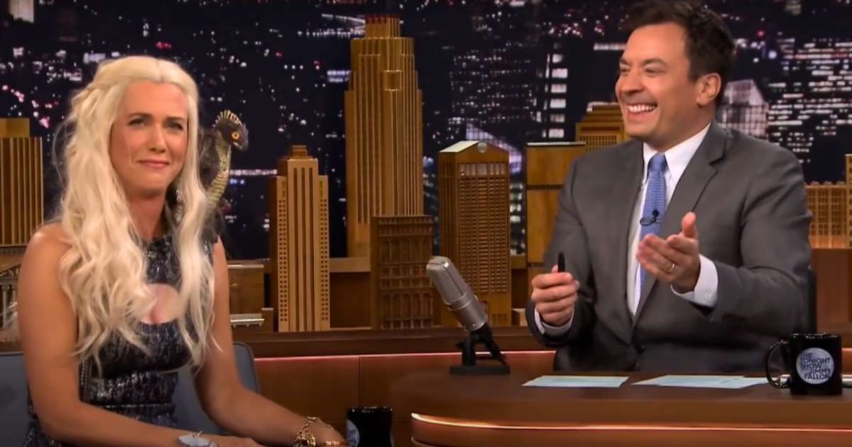 Kristen Wiig’s bizarre Khaleesi interview had Jimmy Fallon struggling to keep it together: "Help me..."