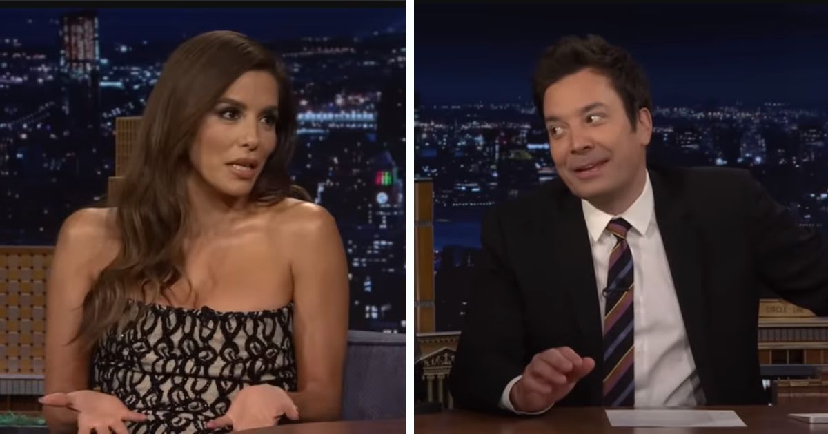 Eva Longoria reveals one of her cousins is a Hollywood legend —and Jimmy Fallon had no idea