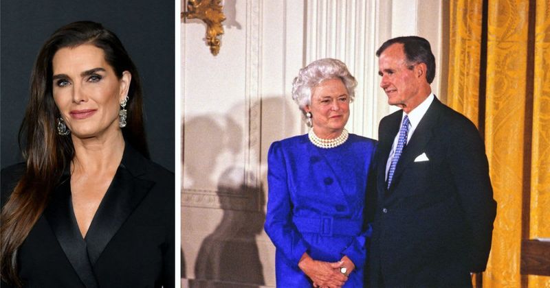 Brooke Shields once burst into George W. Bush and Barbara Bush's bedroom at night: "I’m panicking..."