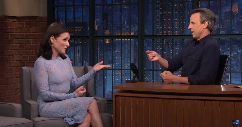 Fans call Julia Louis-Dreyfus a 'national treasure' for how she handled her Seth Meyers interview