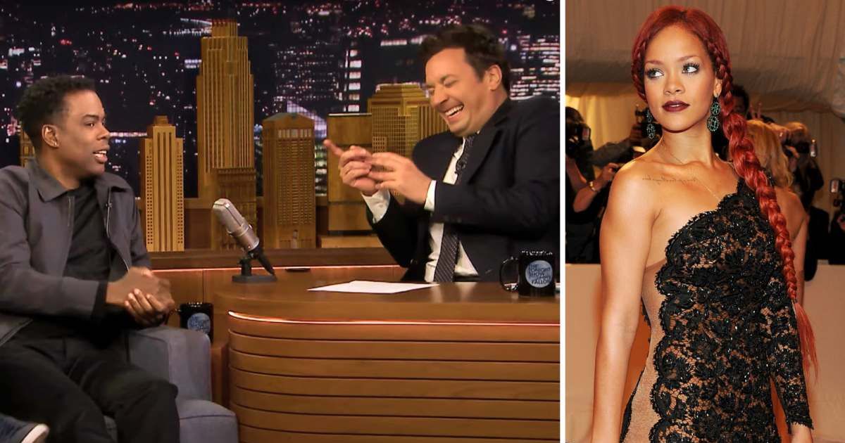 Jimmy Fallon lost it when Chris Rock recalled getting 'uncle-zoned' by Rihanna: “She looked...”