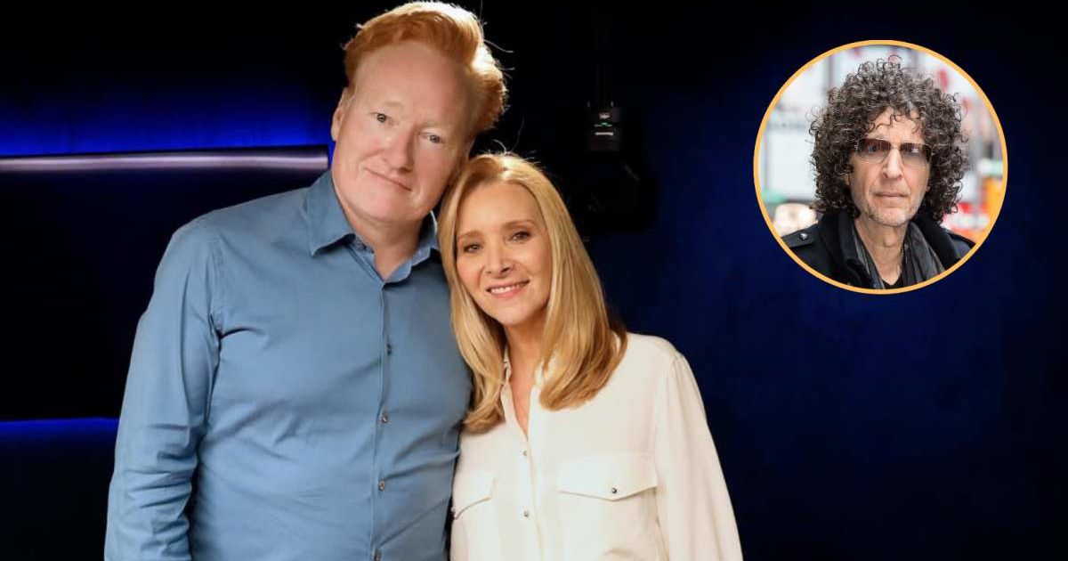 Howard Stern put Conan in a tough spot with weird Lisa Kudrow questions but he handled it with class