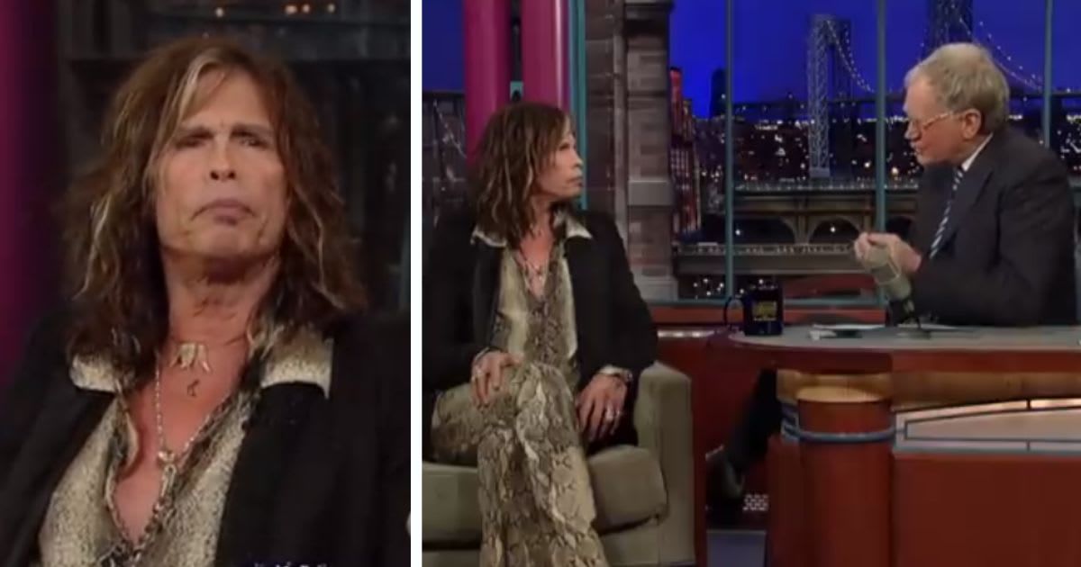 Steven Tyler did not shy away when David Letterman asked him about some really controversial questions