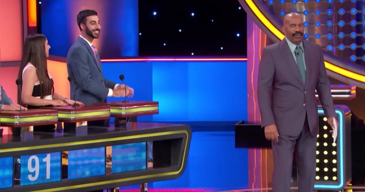 Steve Harvey walked away mid-game when a 'Family Feud' contestant gave a bizarre answer