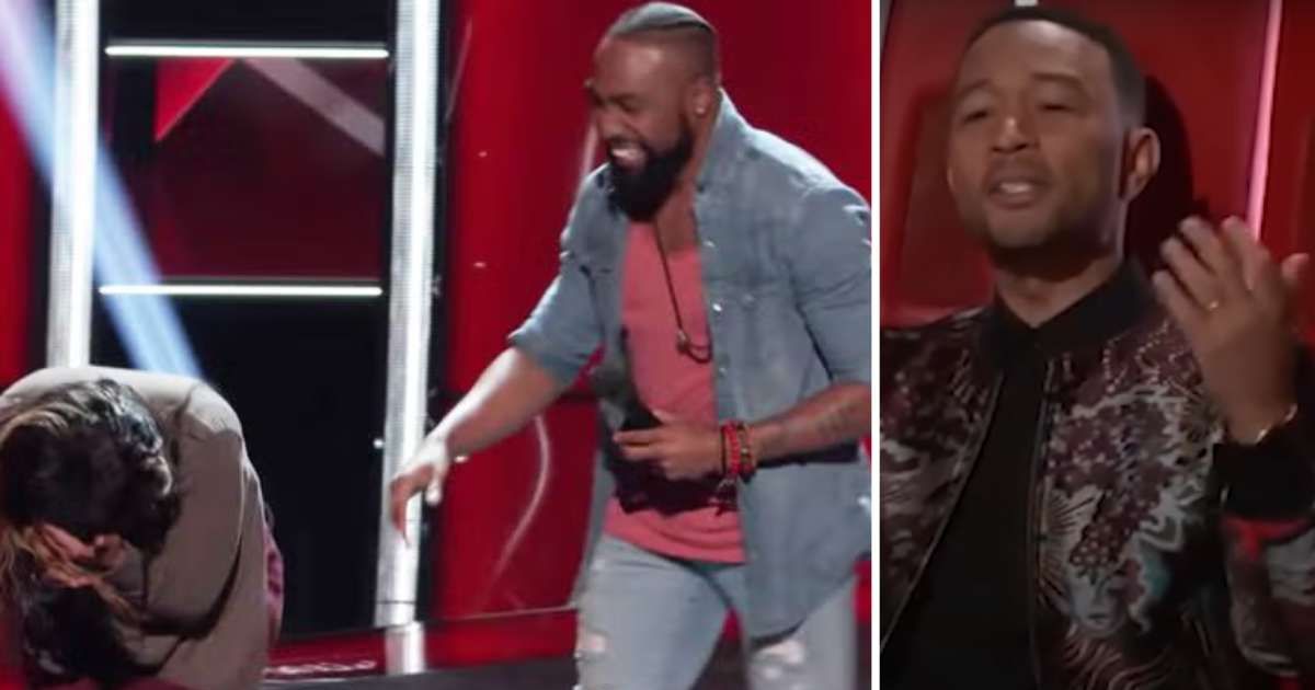 A ‘Voice’ contestant proposed to his girlfriend live on stage — but things got awkward real quick