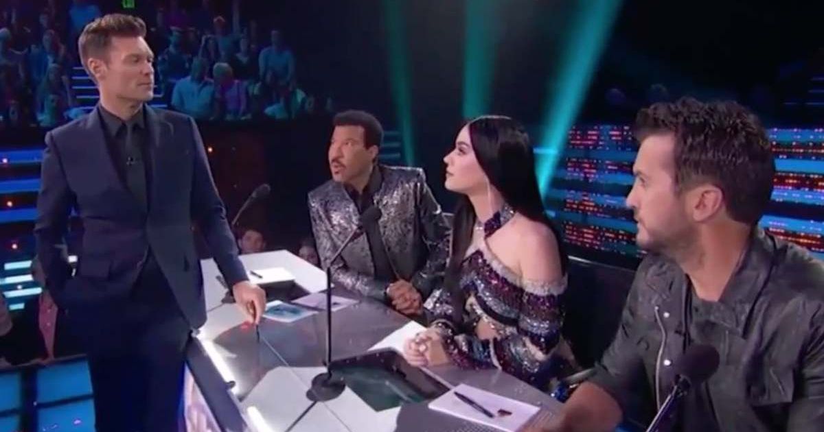 Katy Perry had to remind Ryan Seacrest they were live after his awkward 'mom' comment on 'American Idol'