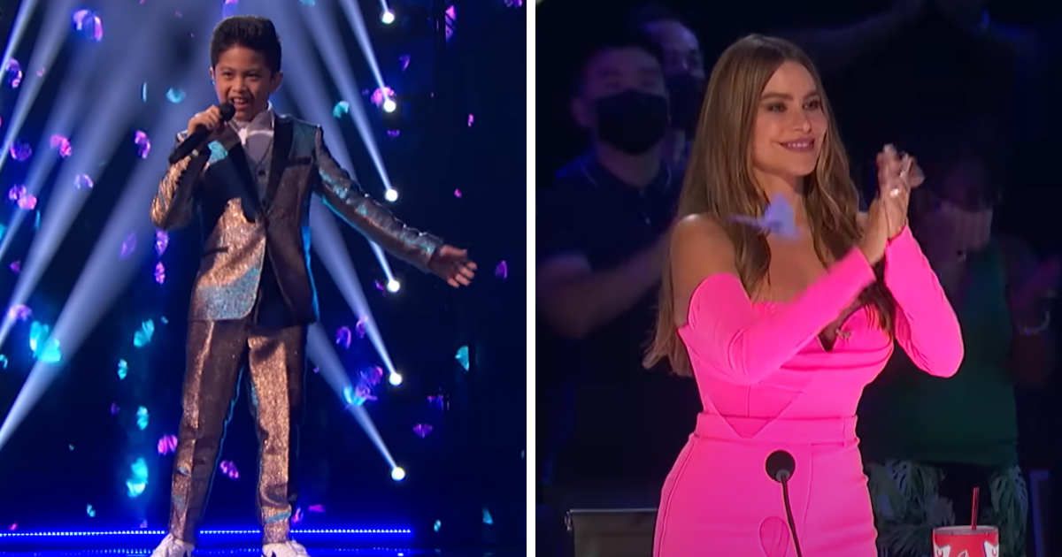  (L) Sofia Vergara and (R) Peter Rosalita in a screenshot from 'America's Got Talent' (Cover Image Source: YouTube | America's Got Talent )