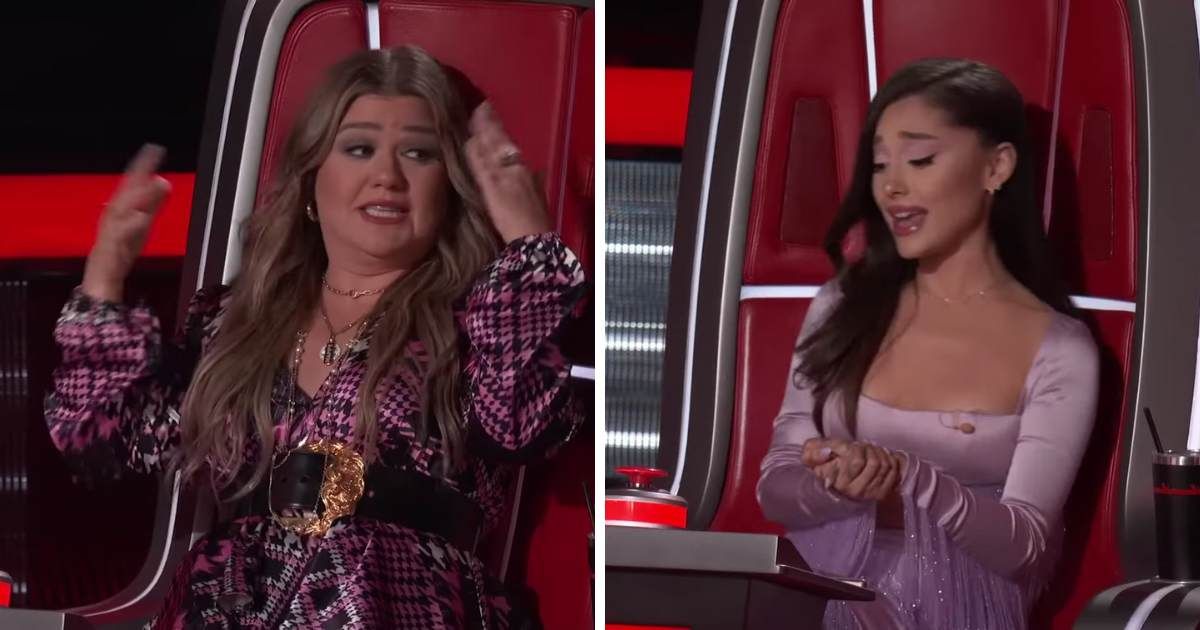 Ariana Grande was in tears and Kelly Clarkson nearly lost it too after this emotional ‘The Voice’ showdown